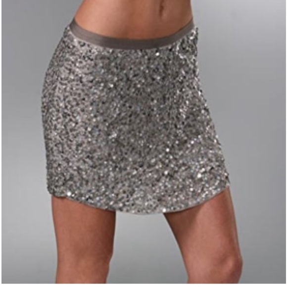 NWT Alice and Olivia sequin skirt 6/8 - Picture 1 of 5